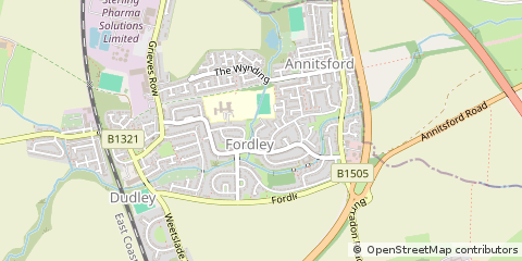 Map of Cramlington
