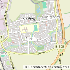 Map of Cramlington