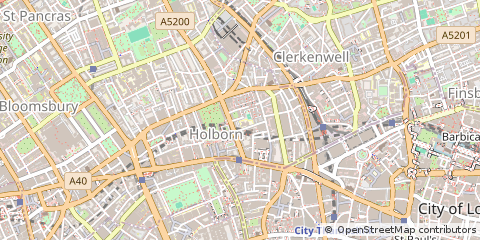 Map of London, Greater London
