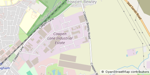 Map of Billingham