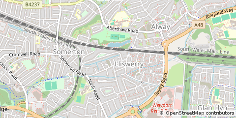Map of Newport