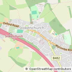Map of Stokenchurch, Buckinghamshire