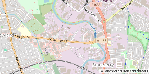 Map of Hull, East Yorkshire