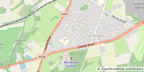 Map of Northwich