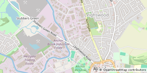 Map of Walsall, West Midlands