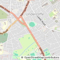 Map of Bradford, West Yorkshire