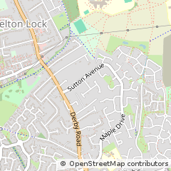 Map of Derby, Hertfordshire