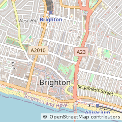 Map of Brighton, East Sussex
