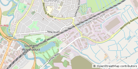 Map of Cardiff