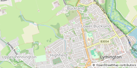 Map of Lymington