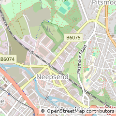 Map of Sheffield