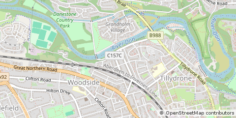 Map of Aberdeen