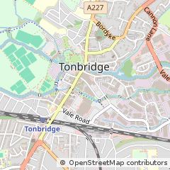 Map of Tonbridge
