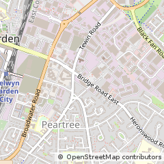 Map of Welwyn Garden City