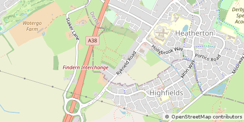 Map of Derby