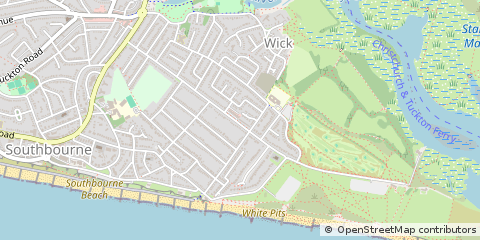 Map of Bournemouth, Dorset