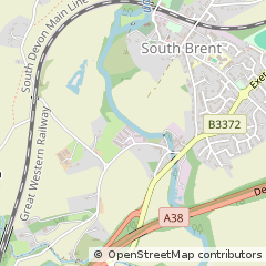 Map of South Brent