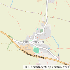 Map of Horseheath, Cambridgeshire