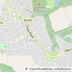 Map of Neath