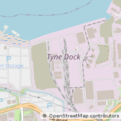 Map of South Shields, Tyne and Wear