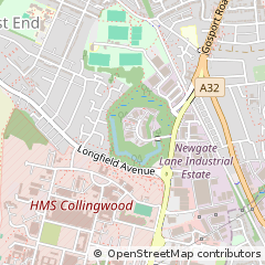 Map of Fareham, Hampshire