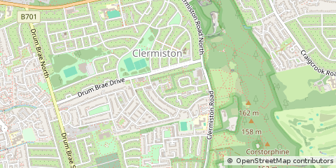 Map of Edinburgh, Midlothian