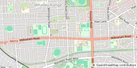 Map of Manchester