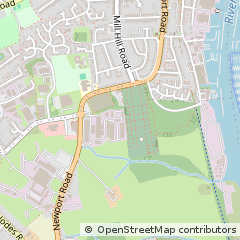 Map of Cowes, Isle of Wight