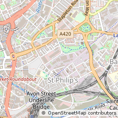 Map of Bristol, Somerset