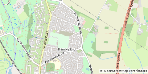 Map of West Midlands