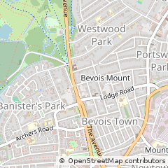 Map of Southampton