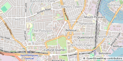 Map of Southampton