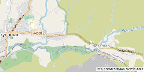 Map of Ammanford