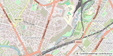 Map of Manchester