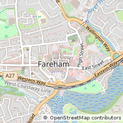 Map of Fareham, Hampshire