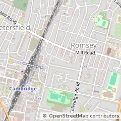 Map of Cambridge, Cambridgeshire