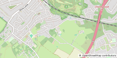 Map of Rickmansworth, Hertfordshire