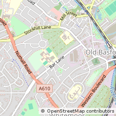Map of Nottingham