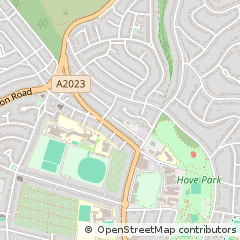 Map of Hove, East Sussex