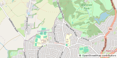 Map of Derby, Derbyshire