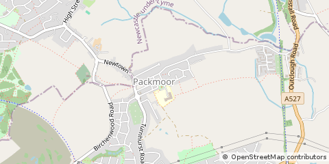 Map of Stoke-on-Trent, Staffordshire