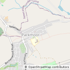 Map of Stoke-on-Trent, Staffordshire