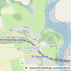 Map of Saltash, Cornwall