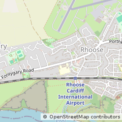 Map of Barry, Vale of Glamorgan