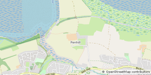 Map of Barnstaple, Devon