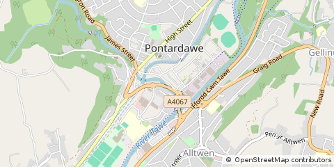 Map of Swansea