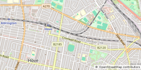 Map of Hove