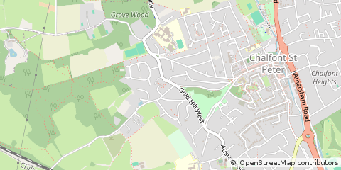 Map of Chalfont ST Peter, Buckinghamshire