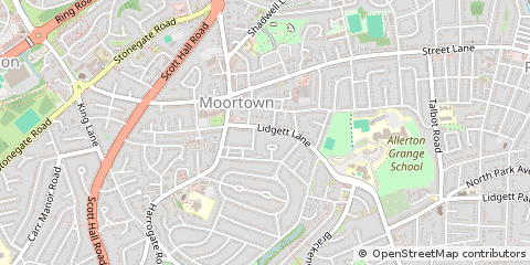 Map of Leeds