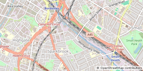 Map of Birmingham